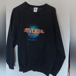 Vintage 90s Universal Studios Embroidered Original Logo Sweatshirt